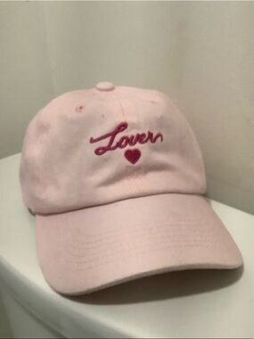 Pink Taylor Swift inspired "Lover" Embroidered Baseball Cap